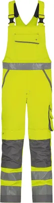 Produktbild von DASSY Warnschutz Latzhose MALMEDY Gr. 54 MINUS gelb/grau