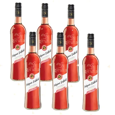 Produktbild von Rotwild Portugieser Weißherbst Rosewein lieblich 750ml 6er Pack