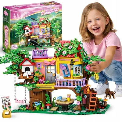 Zdjęcie produktu dla Zestaw Klocki Konstrukcyjne Domek Na Drzewie Friends City Dla Dzieci 840 El