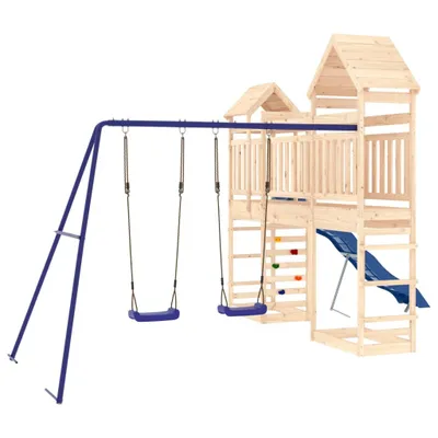 Produktbild von vidaXL Spielturm Massivholz Kiefer