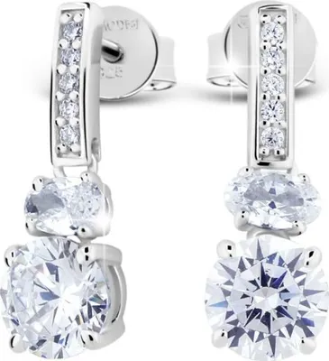 Immagine prodotto di Orecchini in argento con zirconi JA24020CZ