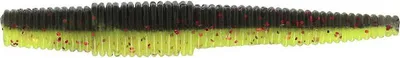 Produktbild von Westin Ned Worm Slim 5,5 cm 1,5 g Black/Chartreuse 6 Stück