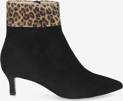 Produktbild von Peter Kaiser 75322 012, Stiefeletten in Schwarz / Leo-Look für Damen, Größe 37,5