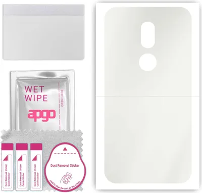 Produktbild von apgo Rückseite Schutzfolie, Matt, kompatibel mit Wiko WIM Lite, Hinten Hydrogel-Displayschutzfolie mit Positionierhilfe, kratzfest, einfache Montage