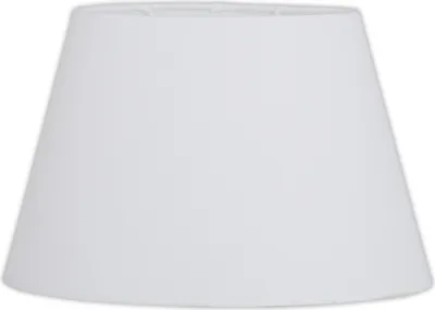Produktbild von Näve Lampenschirm oval - Material: Polyester / Baumwolle Mix - Farbe: weiß; 125523