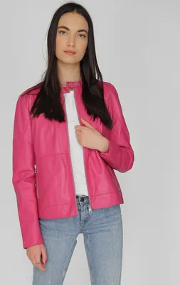 Produktbild von Maze Lederjacke 42021104 Damen fuchsia XS