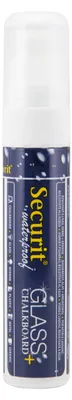Produktbild von Securit® wasserfester Kreidemarker mit Block-Spitze in Weiß - Kreidestifte