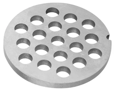 Productafbeelding van Vleesmolen reserveonderdeel - Perforatieschijf 8 mm - Voor vleesmolen - 5 maten