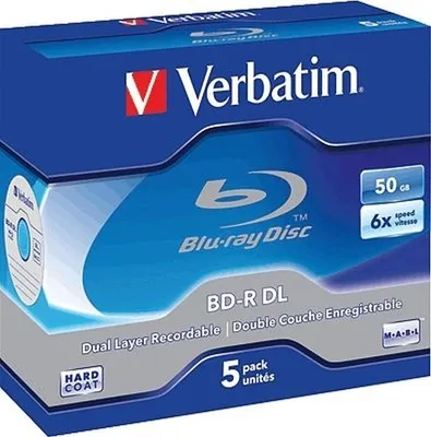 Produktbild von Blu-Ray Disc BD-R Double-Layer 50GB 6x VE=10x5 Stück