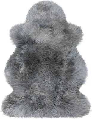 Produktbild von Heitmann Felle Australisches Premium Lammfell  Farbe Grau; Größe ca. 100 x 68 cm 102GR