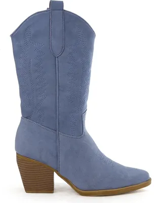Produktbild von Cowboylaarzen w Suedine Stiksels