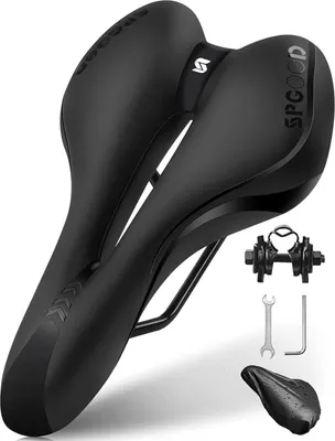 Image de Selle de vélo SPGOOD Gel Ergonomique Imperméable 27 x 16cm