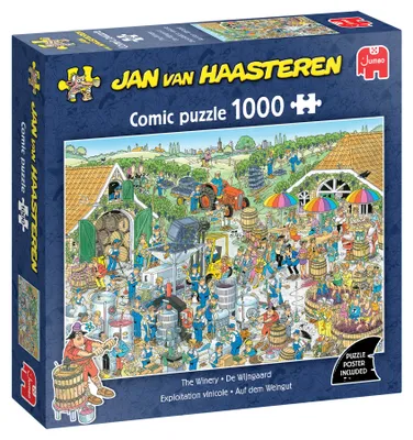 Produktbild von Jan van Haasteren - Auf dem Weingut (1000 Teile), 1000 Stück(e), Landschaft, 15 Jahr(e)