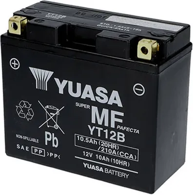 Immagine prodotto di Batteria Yuasa YT12B 12V/10AH sigillata attivata