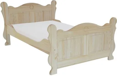 Produktbild von Bett Kiefer massiv 160 x 200 cm Natur