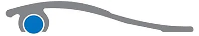Produktbild von Lineal (aus Aluminium, mit rutschsicherer Gummieinlage, 30 cm) silber