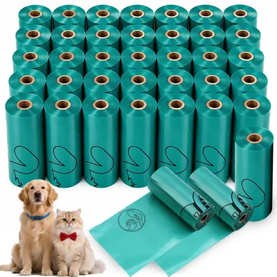 Produktbild von Biologisch abbaubare Hundekotbeutel 570 Stück 38 Rollen Auslaufsicher Robust