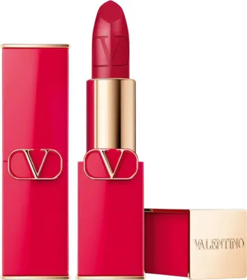 Imagen del producto de Labial crema con acabado satinado Rosso, color 300R, recargable, 3,5g