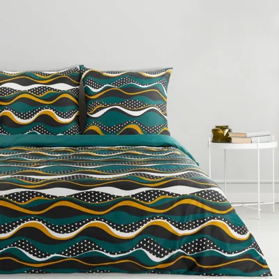 Produktbild von Eurofirany Bettwäschegarnitur Bettwäsche Satin  NIKA 50 cm 220x200 cm 3 TLG SET: mit 2 Kissenbezüge 70x80 cm