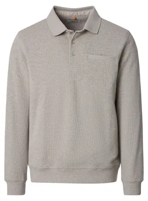 Produktbild von REDMOND Casual Herren Polo Strick Pullover Langarm Comfort Beige XXL