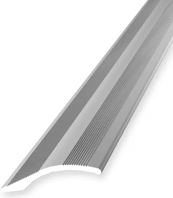 Produktbild von Ausgleichsprofil 2 x 40 x 2700 mm Anpassungsprofil Höhenausgleichsprofil Aluminium eloxiert Geriffelt Selbstklebend Silber Küberit