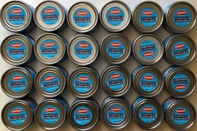 Produktbild von Saupiquet Thunfisch naturale ohne Öl Thunfisch in Stücken Dose 185g