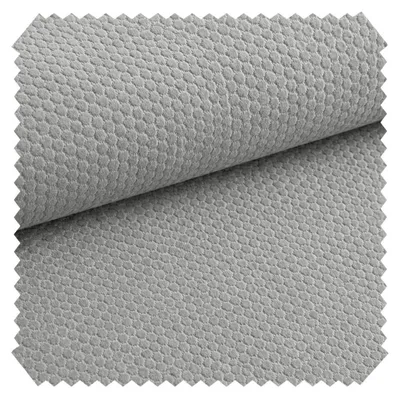 Produktbild von novely® Abverkauf MAKAO Leichter Velours-Möbelstoff Feine Wabenprägung 1lfm - Farbe: 12 Silbergrau