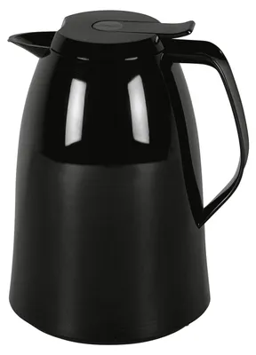 Image de EMSA Mambo QT Isokanne, pot, cafetière, thermos, plastique, noir brillant, 1 L, 517005