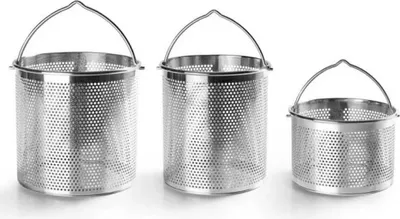 Image de Ibili Panier Pour Pot Avec Poignée 14x16 Cm Argent Argent One Size