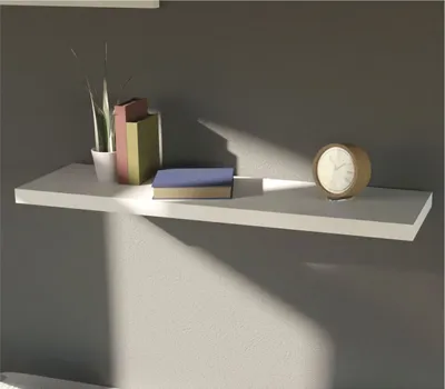 Produktbild von Linder Exclusiv Wandregal 80x23,5 cm Weiss