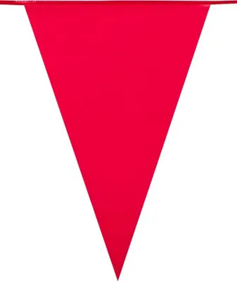 Produktbild von Rote Riesenwimpelkette 10 m