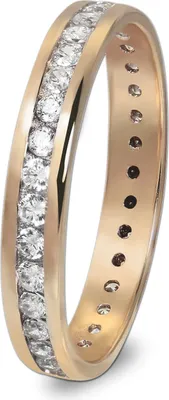 Produktbild von GoldDream Ring Zirkonia 333er Rosegold Gr. 56 rosegold Damen Schmuck GDR520E56