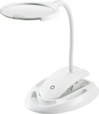 Produktbild von TOOLCRAFT TO-6378552 LED-Lupenleuchte mit Tischklemme 60lm Vergrößerungsfaktor=1.75 x, 3 x 110 mm 2021