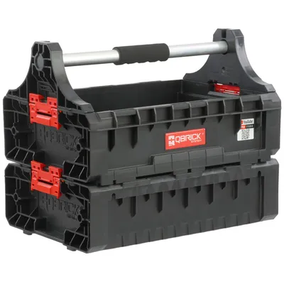 Obrázok produktu pre Sada boxov na náradie s rukoväťou a predĺžením boxu, modulárna sada H 40 cm, PRO garážová dielňa