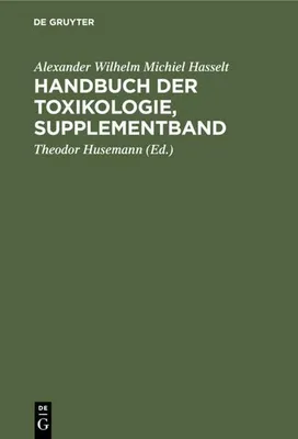 Produktbild von Handbuch der Toxikologie, Supplementband
