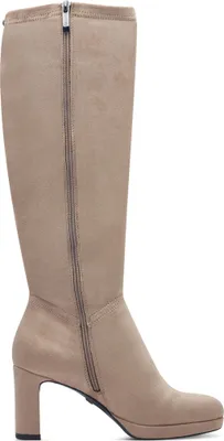 Produktbild von Tamaris Damen Stiefel Langschaft Stretchschaft Blockabsatz 1-25519-43, Größe:41 EU, Farbe:Beige