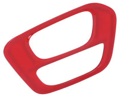 Image de Cadre de garniture du panneau de levier de vitesse, résistant aux UV et à l'usure, de remplacement pour Dodge Challenger 2015-2021, de couleur rouge