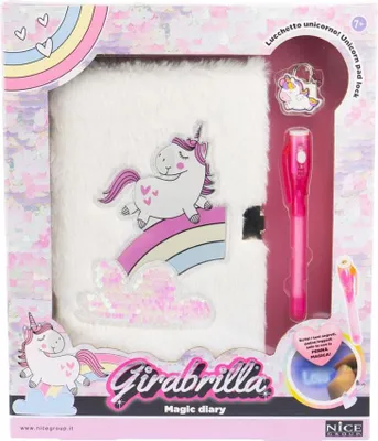 Produktbild von Nice 02519, Persönliches Tagebuch, Pink, Tiermuster, 150 x 200 mm, Liniertes Papier, Hardcover