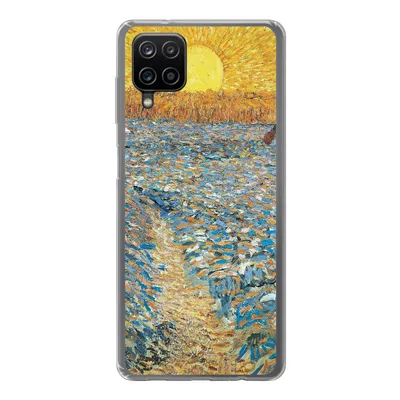 Produktbild von MuchoWow® Handyhülle Schutzhülle Hülle für Samsung Galaxy A12 Der Sämann - Vincent van Gogh Silikon Softcase Handy Hülle - Bild