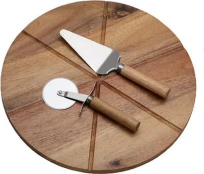 Immagine prodotto di set da portata per pizza da 3 pezzi: pratico ed elegante