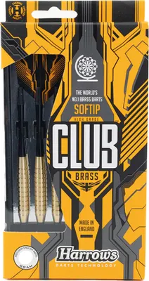 Produktbild von Harrows DartsSoftip CLUB BRASS 7219 3x18gR