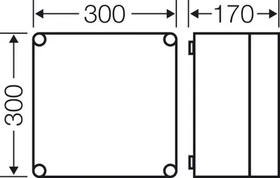 Obrázek produktu pro Hensel Mi 0201, 300 mm, 170 mm, 300 mm