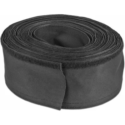 Produktbild von Delock Gewebeschlauch mit Klettverschluss hitzebeständig 10 m x 20 mm schwarz