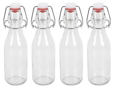 Immagine prodotto di Bottiglie di vetro con chiusura a clip – Ermetiche – 500 ml