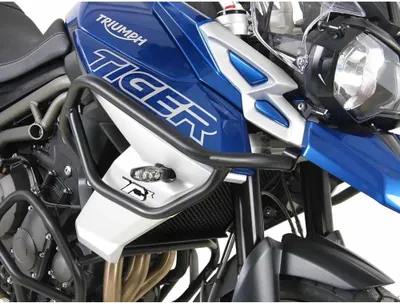 Produktbild von Hepco Becker Triumph Tiger 800 Xc/xcx/xrx 18-19 5027592 00 01 Tankprotektor Schwarz Schwarz One Size