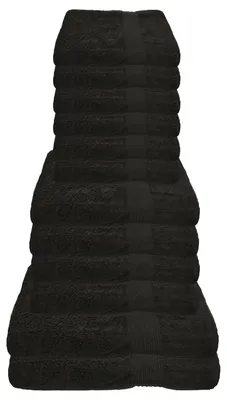 Produktbild von Julie Julsen Handtuch Set Schwarz,Set:12 tlg. 2 Bade- 4 Hand- 6 Gästetücher