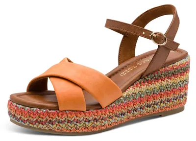 Produktbild von Marco Tozzi Keilsandaletten Damen 32313933373232 Orange 37 EU