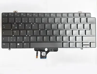 Produktbild von Tastatur für Dell Latitude 5400 5401 5410 5411 7400 7410 7420 0KWNC7 deutsch Backlite