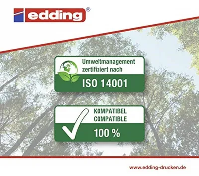 Produktbild von edding Tintenpatrone EDD-393 schwarz Brother LC1240