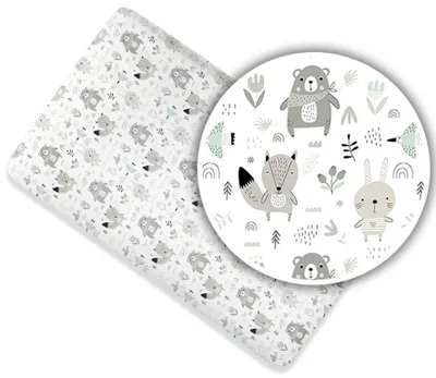 Immagine prodotto di Lenzuolo con Angoli per Lettino 80 × 160 cm – 100% Cotone, Morbido ed Elastico